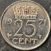 Hollandia 25 cent, 1971.