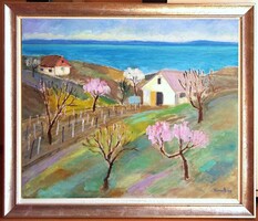 Balatoni tavasz (50x60)