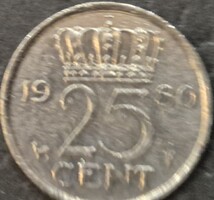 Hollandia 25 cent, 1980.