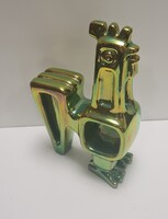 Zsolnay Eozin Art Deco Kakas #2490