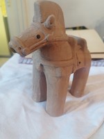 Chinese Marked Clay Sculpture