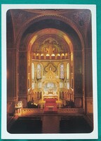 Szeged, Fogadalmi templom belső, postatiszta képeslap, Fotó: Mudrák Attila