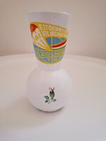 Ejtőernyős Világbajnokság Szolnok Porcelán Váza 1974!!