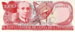Costa Rica 1000 Colon 2004 UNC
