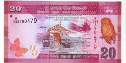 Sri Lanka 20 rúpia2020 UNC
