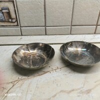 Alpakka asztalközép kínáló,kis tálka  eladó! 2 db