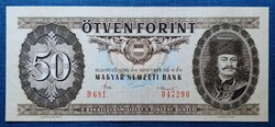 Vágáshibás! 50 Forint 1986, EF+.
