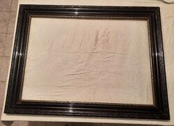 Antique black frame with lace (4.)