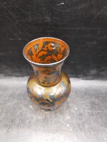 Art Deco Cameo Glass Vase,10 cm-es magasságú. 3675b