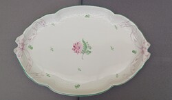 Herendi Tertia Kosár mintás, Szalagos /masnis Nagy (40.5 cm) Kínáló Tál, Hibátlan állapotban !