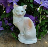 Drasche Kőbányai porcelán cica macska