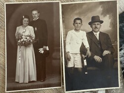 Sok antik 100 éves fotó fénykép képeslap fotográfia