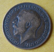 Anglia 1 Farthing 1921  (P40)
