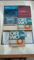 5 db  SCOTCH, ORWO, MAXELL  ORSÓS MAGNÓSZALAG  EGYBEN .