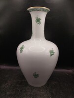 Herendi Apponyi mintás nagy váza porcelán, 26 cm.es. 3690b
