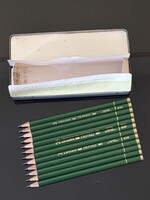 ÚJ !!! 12x FABER CASTELL 9122 Másoló Ceruza Puha Fém Doboz !!!