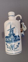 Jelzett Porcelán Flaska vagy Palck, rajta 2 db Porcelán Cipő, Ritkább !