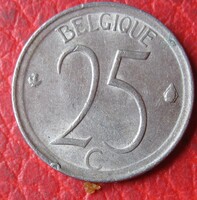 Belgium 25 cent 1968 (P57)