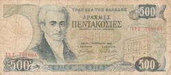 500   Drachma     1983    Görögország