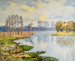 Lake Shore - Oil Painting
