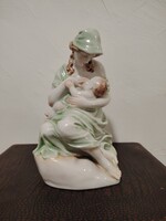Herendi porcelán figura