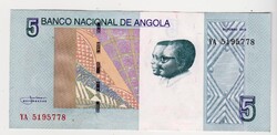 Angola 5 kwanzas 2012  UNC
