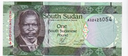 Dél Szudán 1 font 2011 UNC