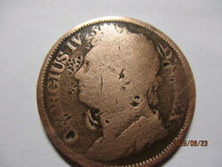 Ireland, fél penny 1823 Hibernia, IV. György  VG