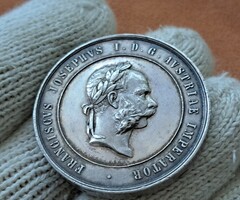 Ferencz József Ezüst Emlêk Érem  1870 !  Ritka !
