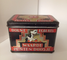 DOUWE EGBERTS fém doboz pléh teás doboz