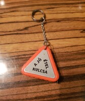 KUKTA -  A JÓ ÉTEL KULCSA, gyüjtőknek, reklám Relikvia kulcstartó  kulcs , mérőszalag