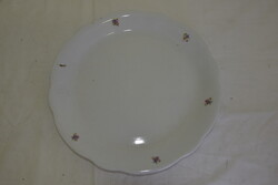 Zsolnay kerek porcelán kínáló tányér A281