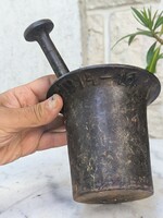 Antik vas mozsàr hadimozsàr ,1914  - 16 felirat.Militaria régiség