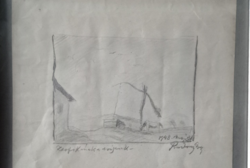 Rarely seen, PROTECTED Rudnay Gy. graphic/drawing WITH RECOMMENDATION. See: Image + Description (please read!)