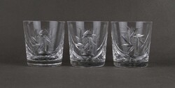 1V990 Csiszolt kristály Whiskey pohár 3 darab