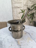 Hadi mozsár vas mozsàr Kriegmörser Első világháború 1914-16 pro Gloria felirat is !!