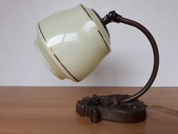 Vintage Art deco asztali lámpa