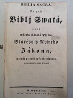 BIBLIA SACRA TO GEST BIBLJ SWATÁ  1840
