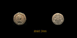 20 PENCE/CENT - szép...1982 Albumos darab!