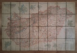 Magyarország útállapot térképe, 1950.