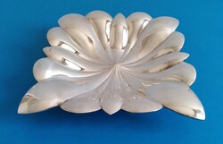 Silver art deco offering stand