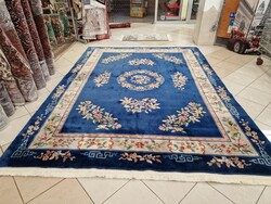 Akció! Álomszép császári virágoskert motívum 275x385 süppedős kézi gyapjú perzsa szőnyeg MZ444