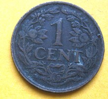 Hollandia 1 cent 1917  (T44)