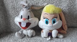 Looney Tunes plüss figura - Bugs Bunny és Lola Bunny -