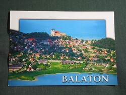 Képeslap,Balaton,Tihany látkép,részlet,2000-