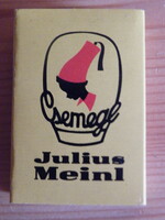 Retro Csemege Julius Meinl gyufásdoboz 1990 - tele doboz -