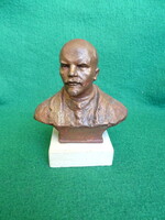 Bronze bust of Lenin by Zoltán Kiss of Olcsai (1895-1981)