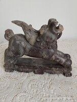 Nagyméretű natural Jáde oroszlankutya