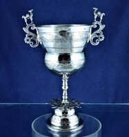 POMPÁS, ANTIK, EZÜST KUPA, OROSZ, CA. 1800!!!