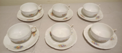 ROSENTHAL SELB BAVARIA SANSSOUCI csészék (5db) (1927)
